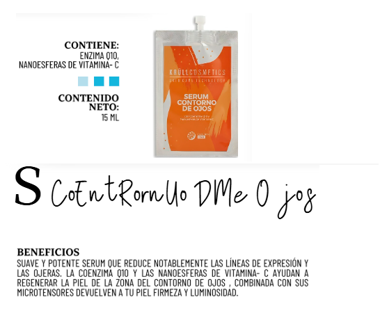 Serum, Contorno de ojos